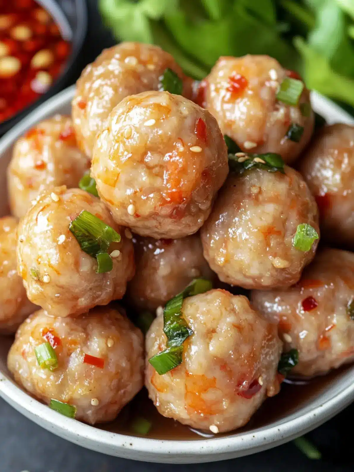 Savory Asian Pork and Shrimp Meatballs You ll Crave 2 Asian Pork and Shrimp Meatballs