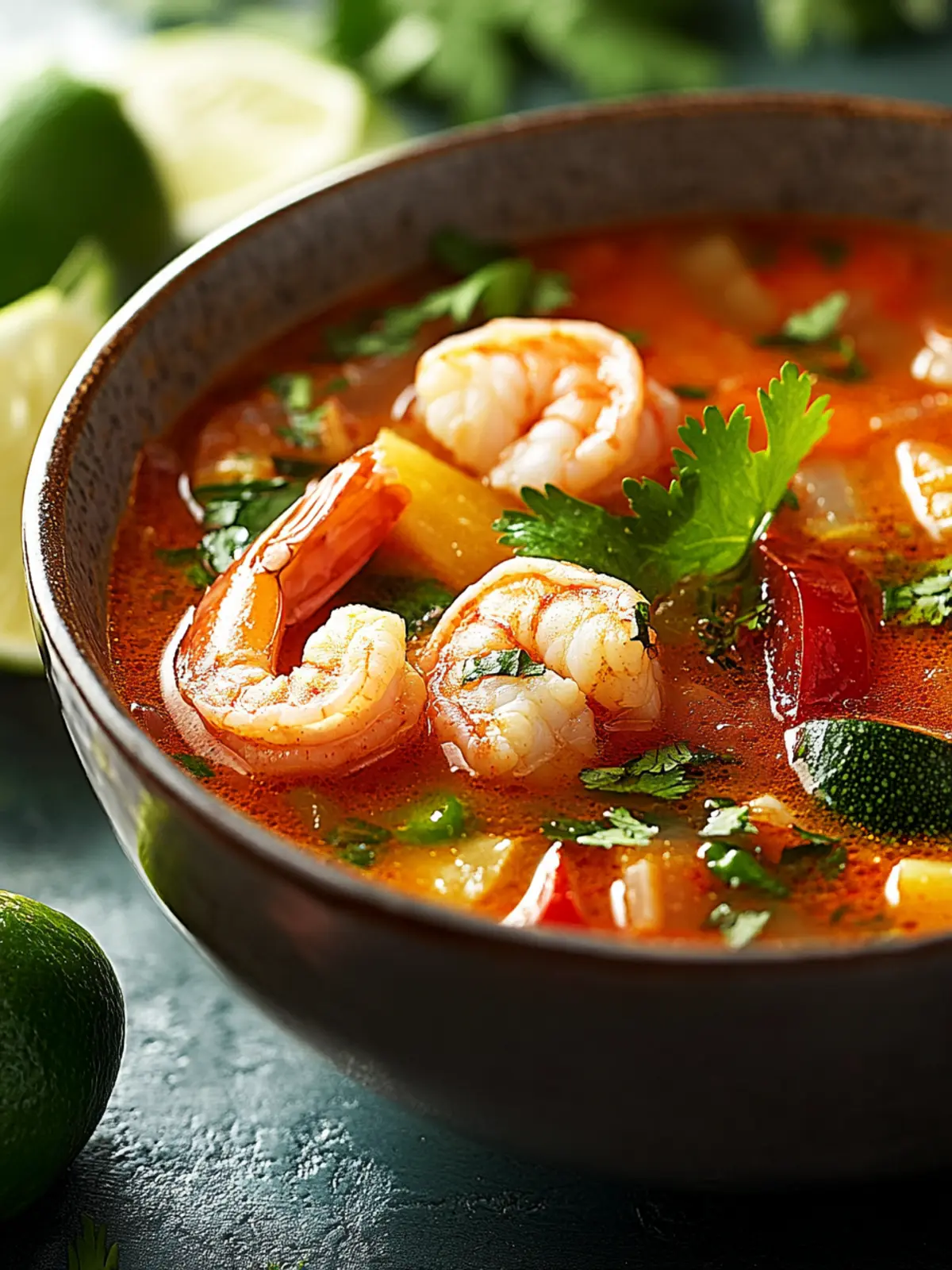 Spicy Vegetable and Shrimp Soup: Comfort in Every Bowl 3 Spicy Vegetable and Shrimp Soup