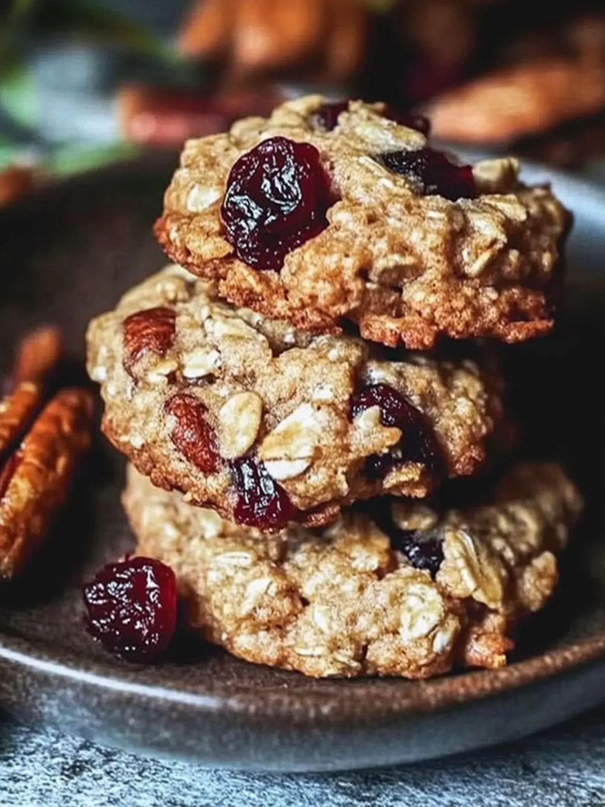 Chewy Oatmeal Cranberry Pecan Cookies for Cozy Moments 2 Oatmeal Cranberry Pecan Cookies