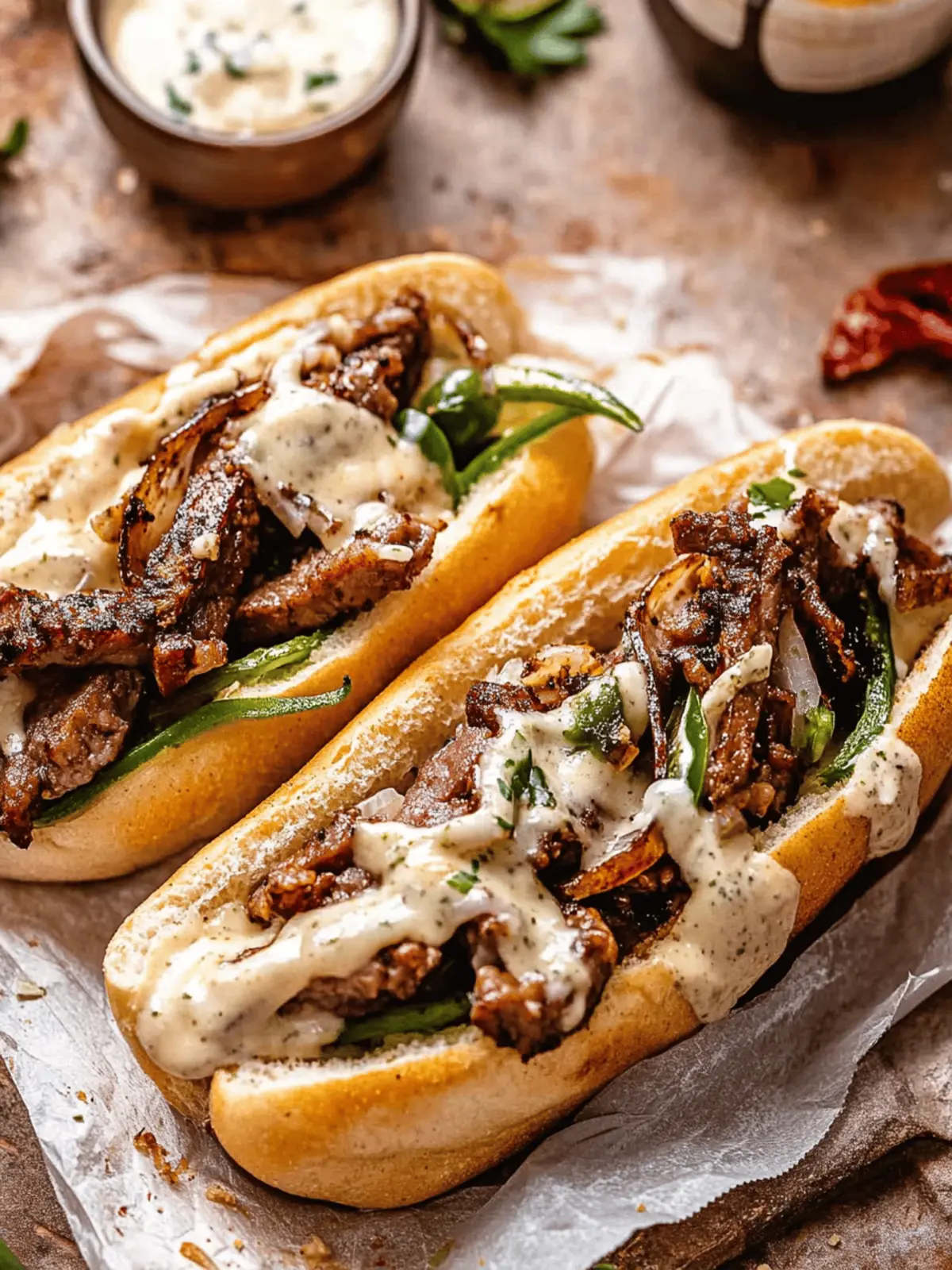 Savory Vegan Philly Cheesesteaks with Seitan in 25 Minutes 4 Vegan Philly Cheesesteaks with Seitan