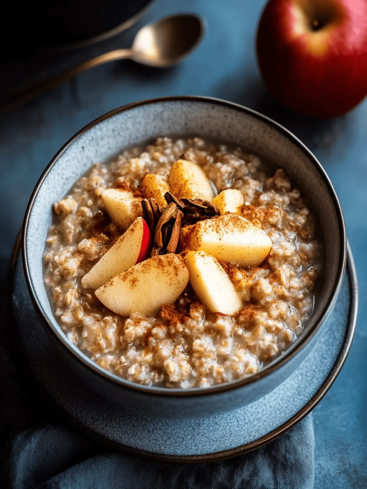 Instant Pot Vegan Steel-Cut Oats with Apple and Cinnamon Bliss 2 Instant Pot Vegan Steel-Cut Oats with Apple and Cinnamon