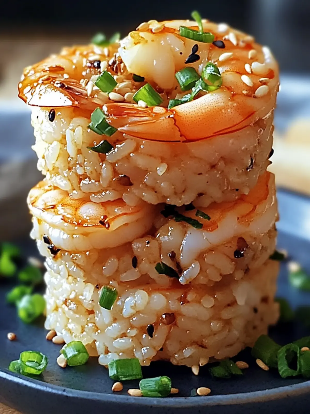 Flavor-Packed Sesame Garlic Shrimp Rice Stacks in 30 Minutes 3 Sesame Garlic Shrimp Rice Stacks