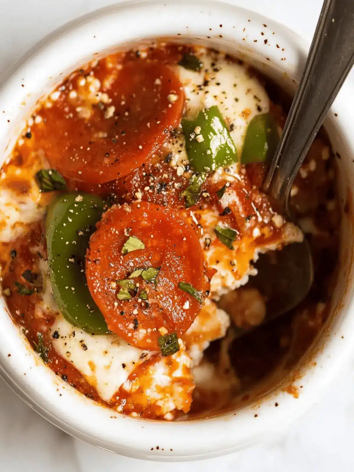 Low Carb Cottage Cheese Pizza Bowl for Guilt-Free Indulgence 3 Low Carb Cottage Cheese Pizza Bowl