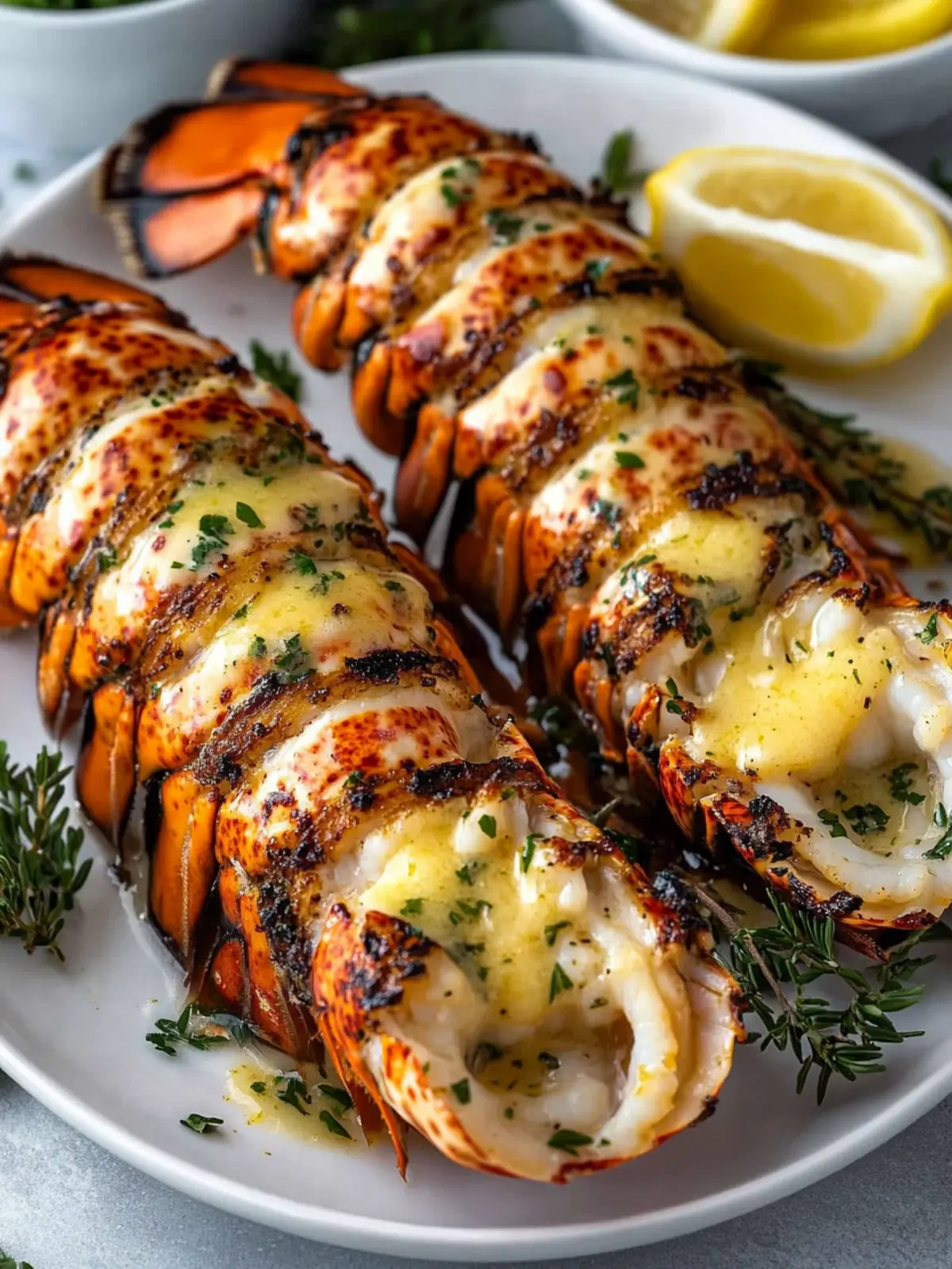 Grilled Lobster Tails with Garlic Lemon Butter Sauce Magic 4 Grilled Lobster Tails with Garlic Lemon Butter Sauce