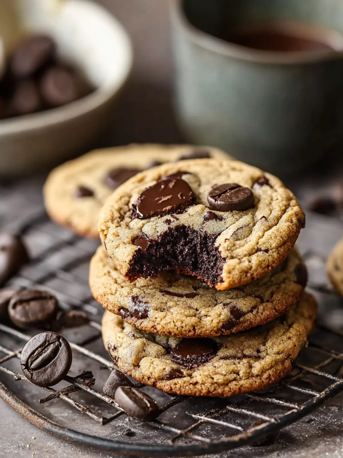 Irresistible Dark Chocolate Coffee Cookies for Your Sweet Cravings 3 Dark Chocolate Coffee Cookies