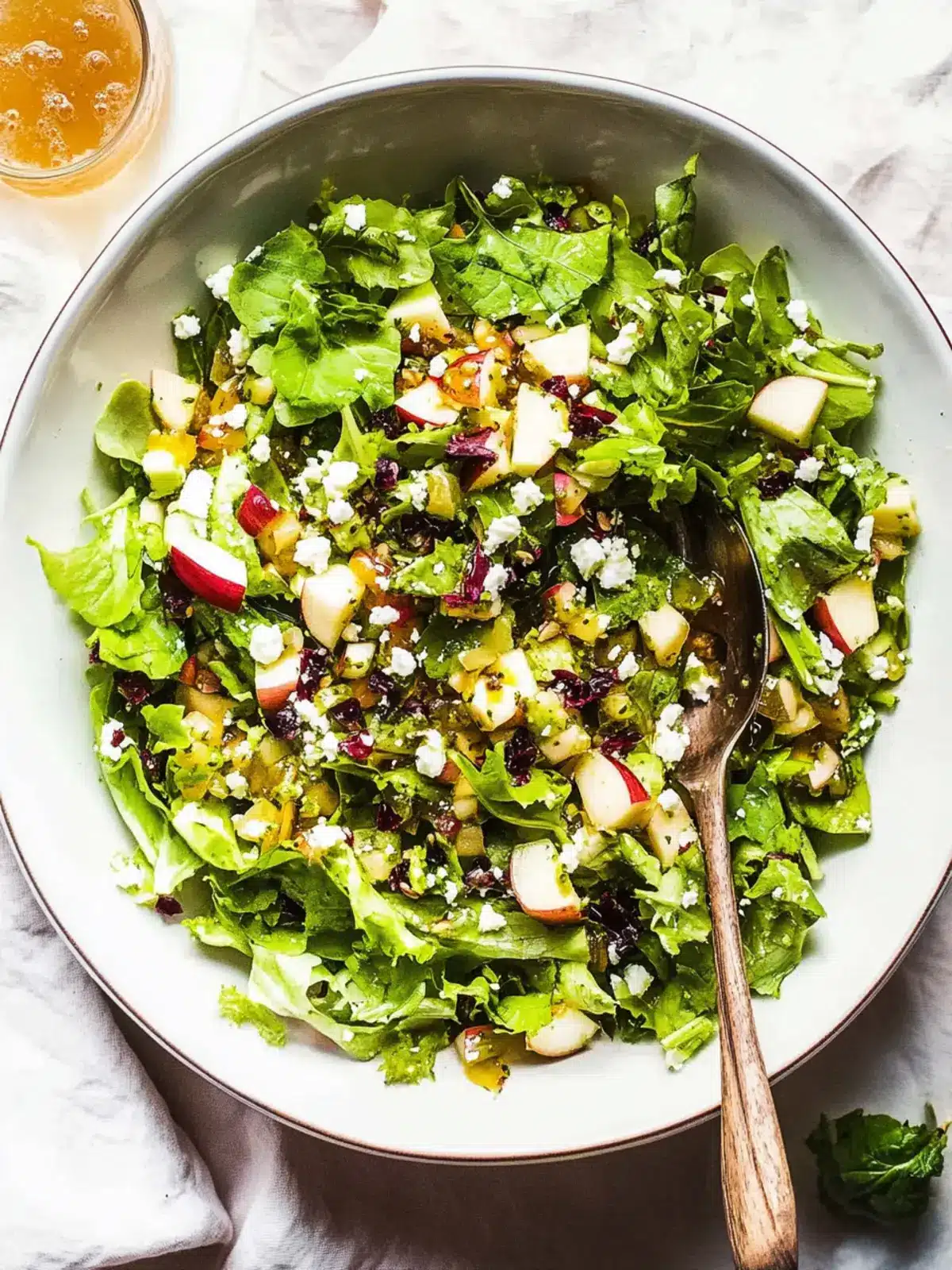 Fall Green Salad with Honey Apple Cider Dressing Delight 3 Fall Green Salad with Honey Apple Cider Dressing