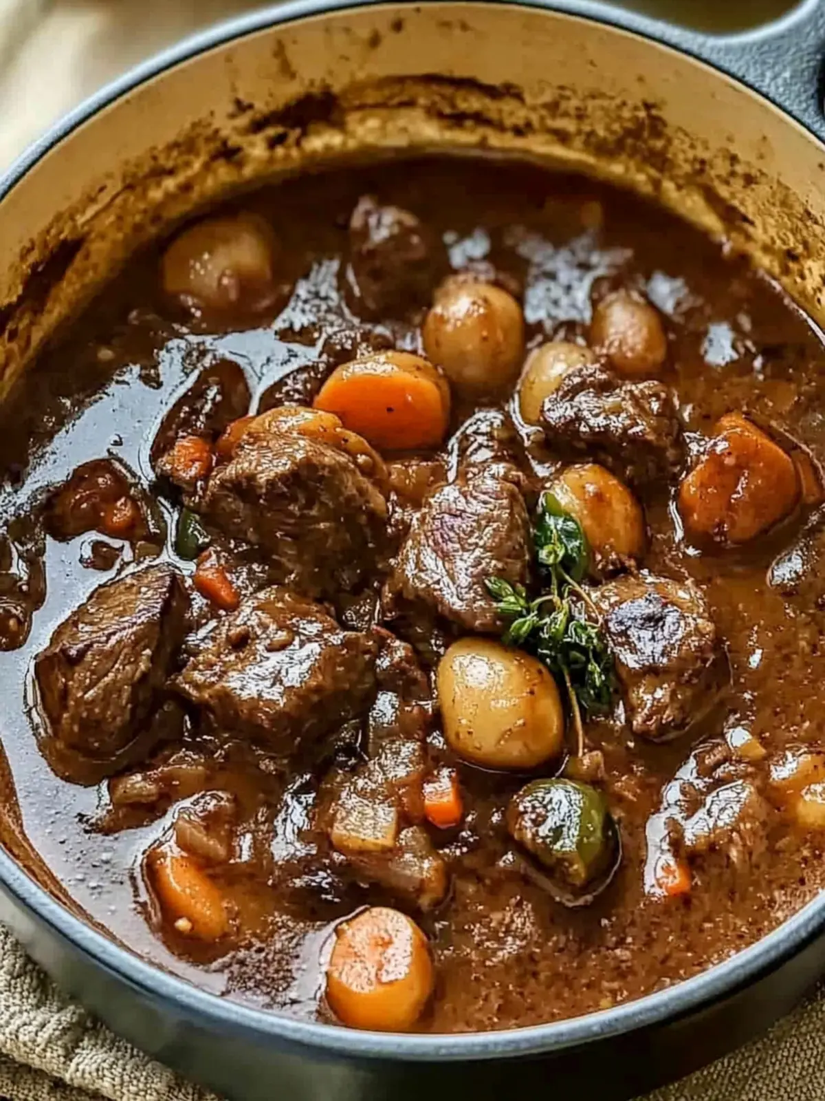Melt-in-Your-Mouth Beef Carbonnade Slow Cooked with Beer 3 Beef Carbonnade | Slow Cooked Beef and Beer!