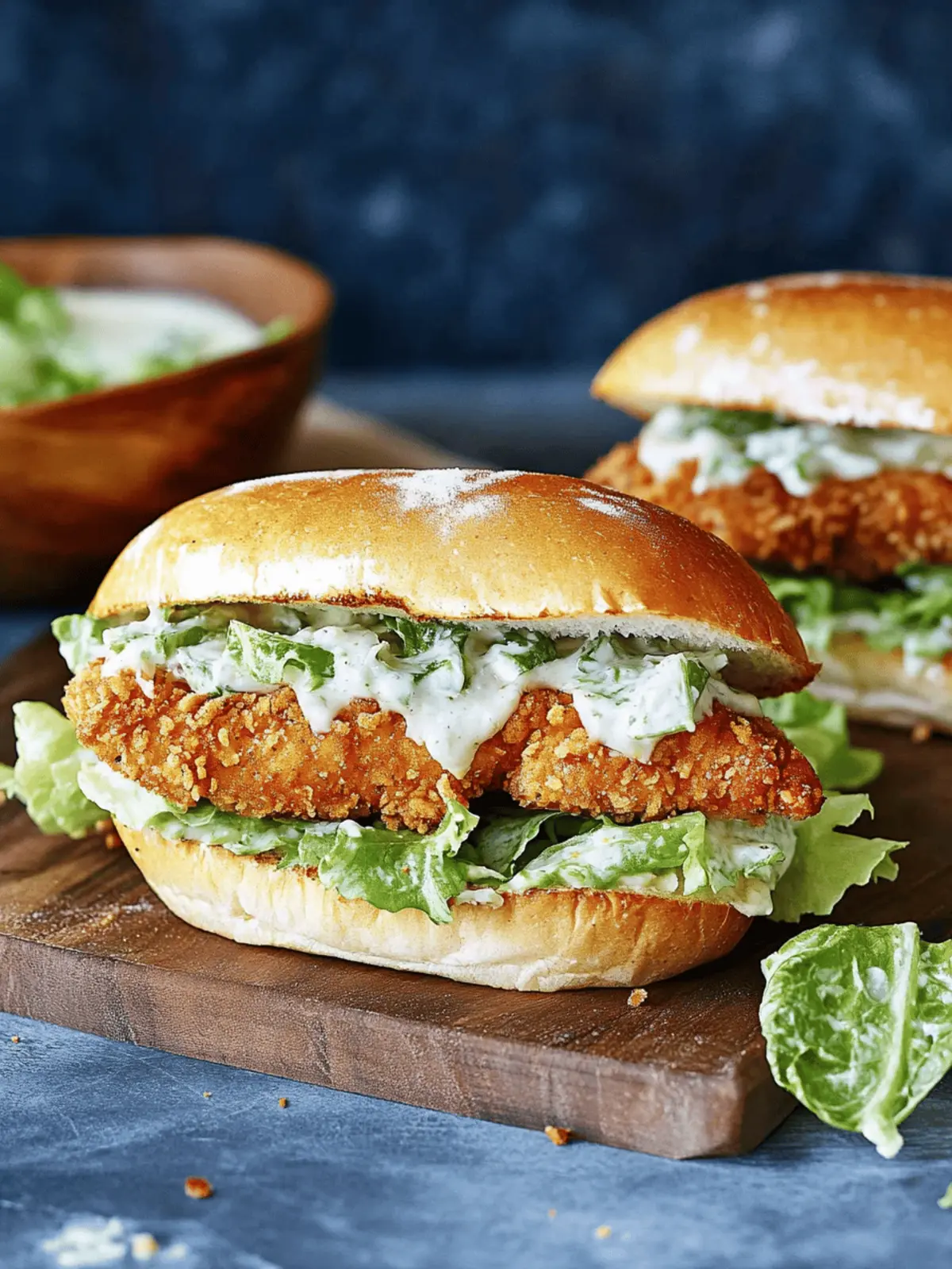 Crispy Chicken Caesar Sandwich: A Flavorful Twist on Classic 3 Crispy Chicken Caesar Sandwich