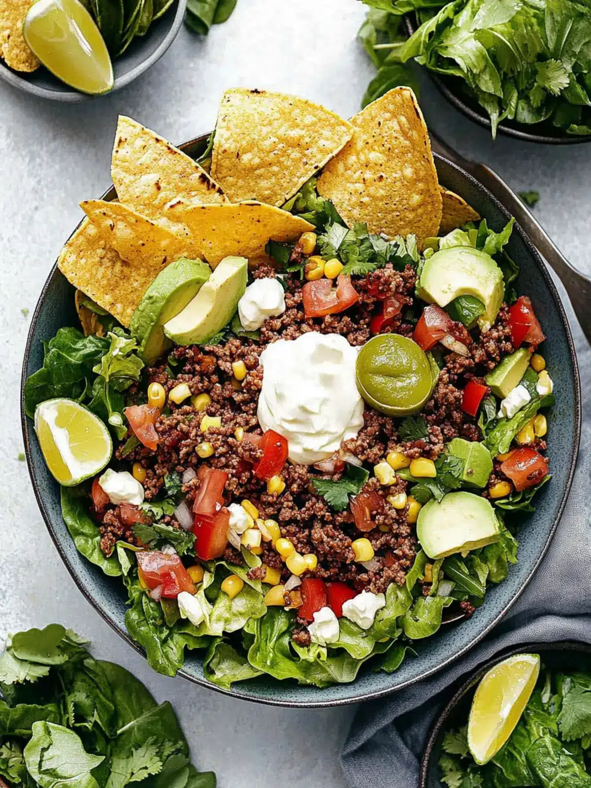 Vibrant Taco Salad Recipe for Healthy Summer Nights 4 Taco Salad
