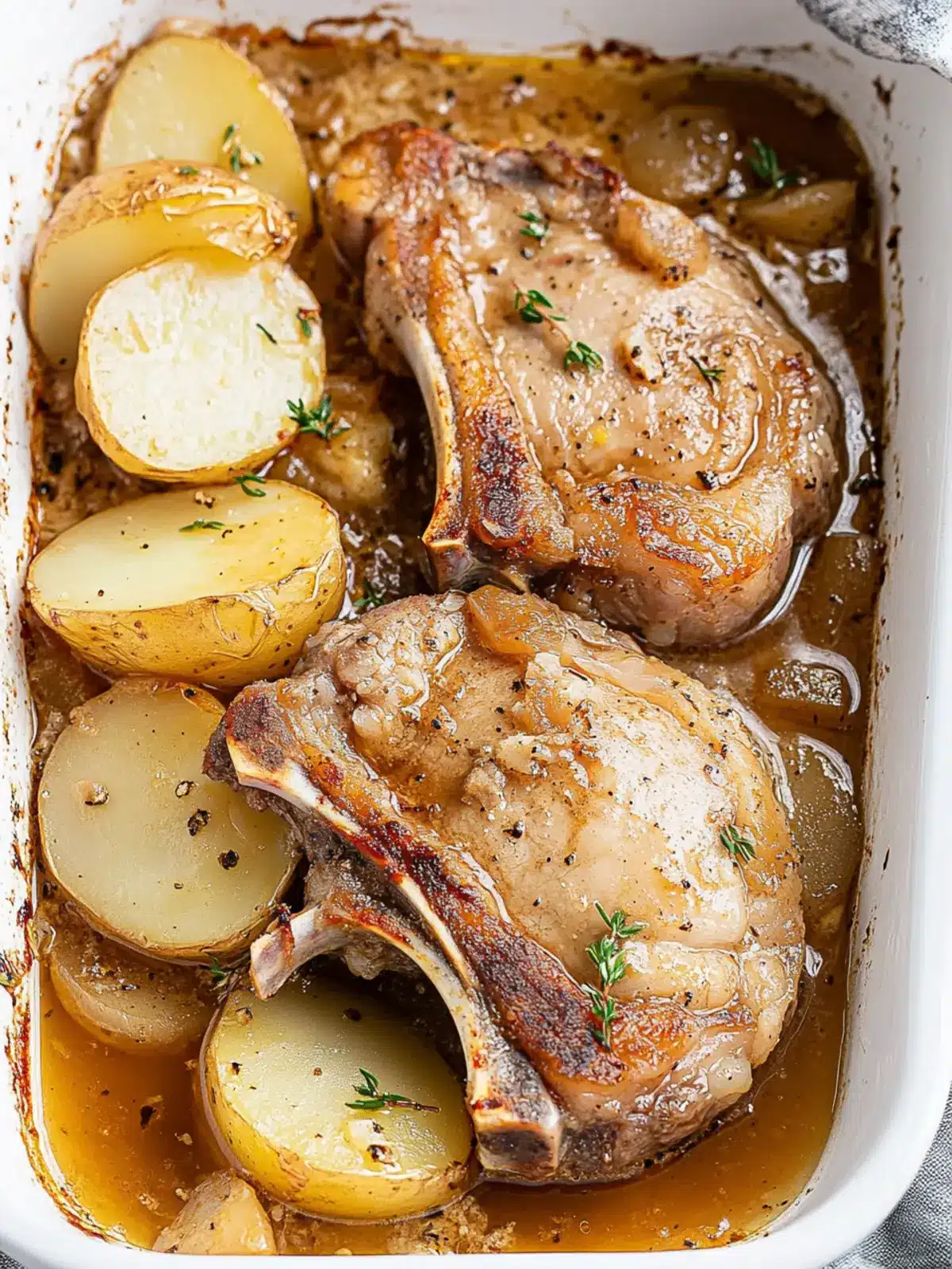 Savory Baked Pork Chops and Potatoes for Effortless Dinners 3 Baked Pork Chops and Potatoes