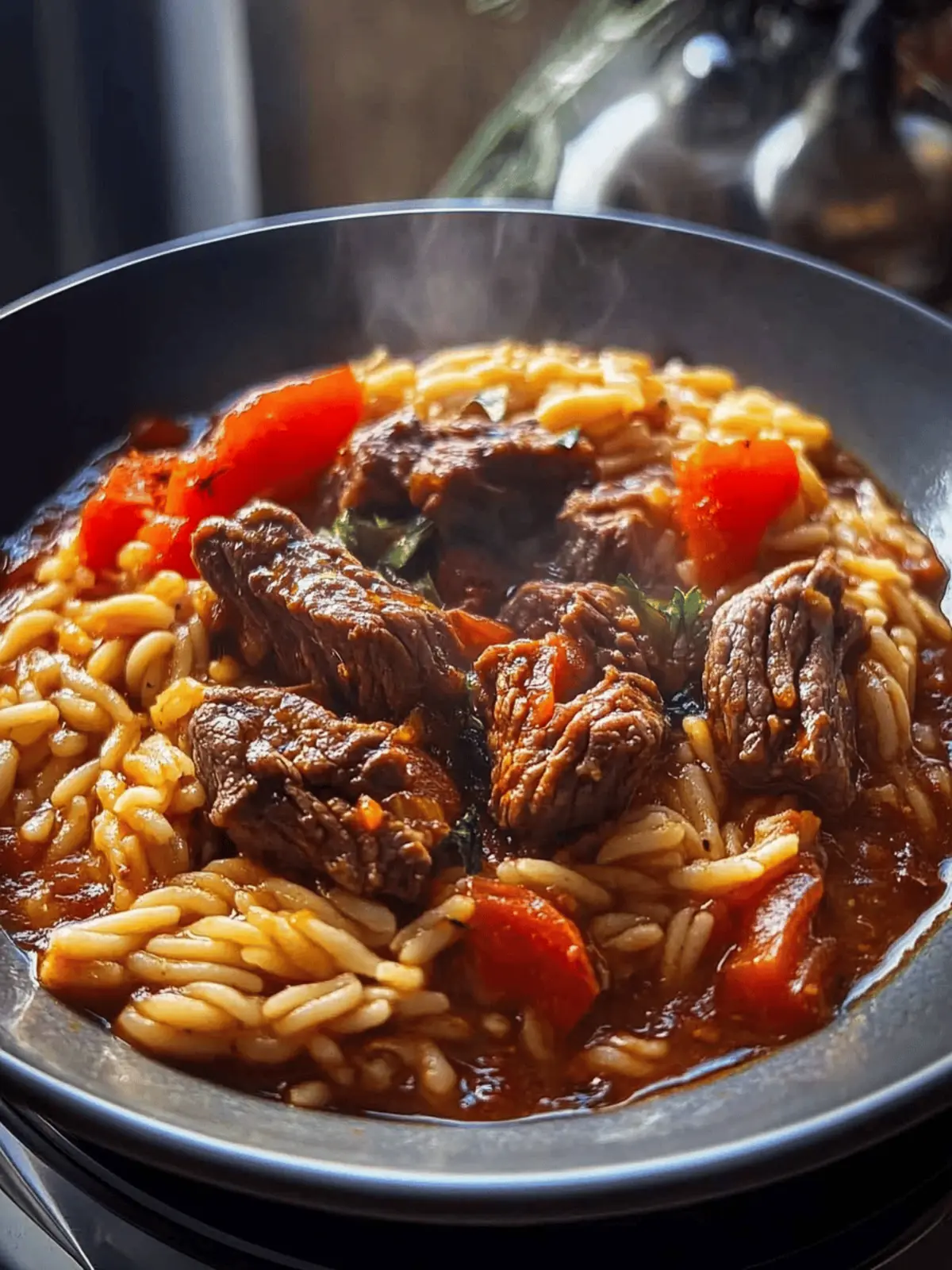Savory 500g Beef Giouvetsi - Comfort Food in One Pot 3 500g Beef Giouvetsi