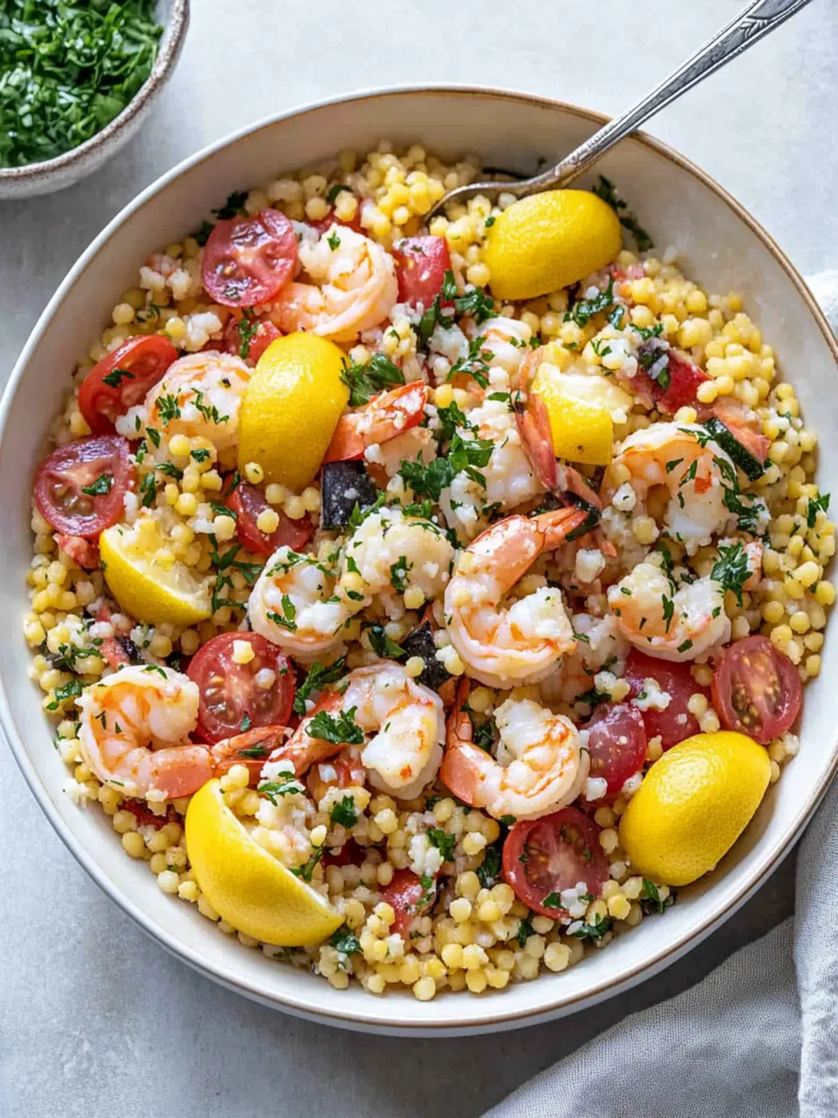Delicious Couscous with Shrimp for a Quick Mediterranean Feast 2 Couscous with Shrimp
