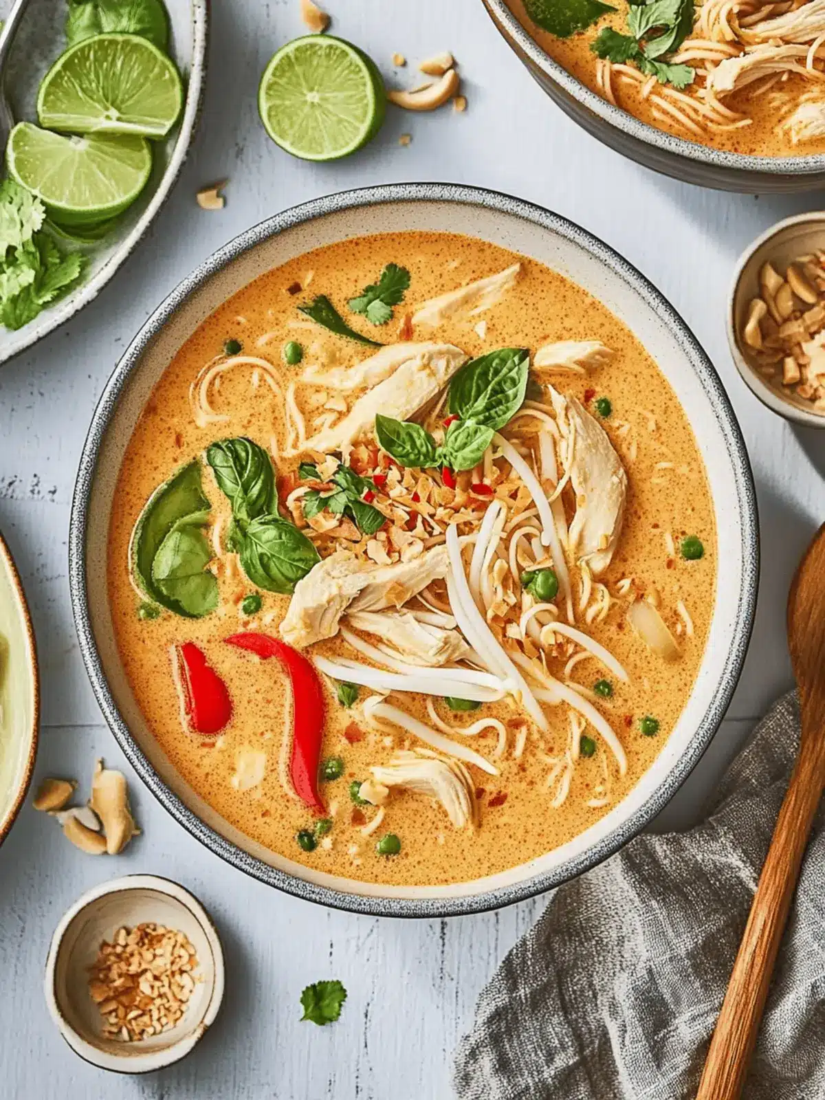 Warm Up with Quick Red Curry Chicken Noodle Soup Bliss 3 Red Curry Chicken Noodle Soup