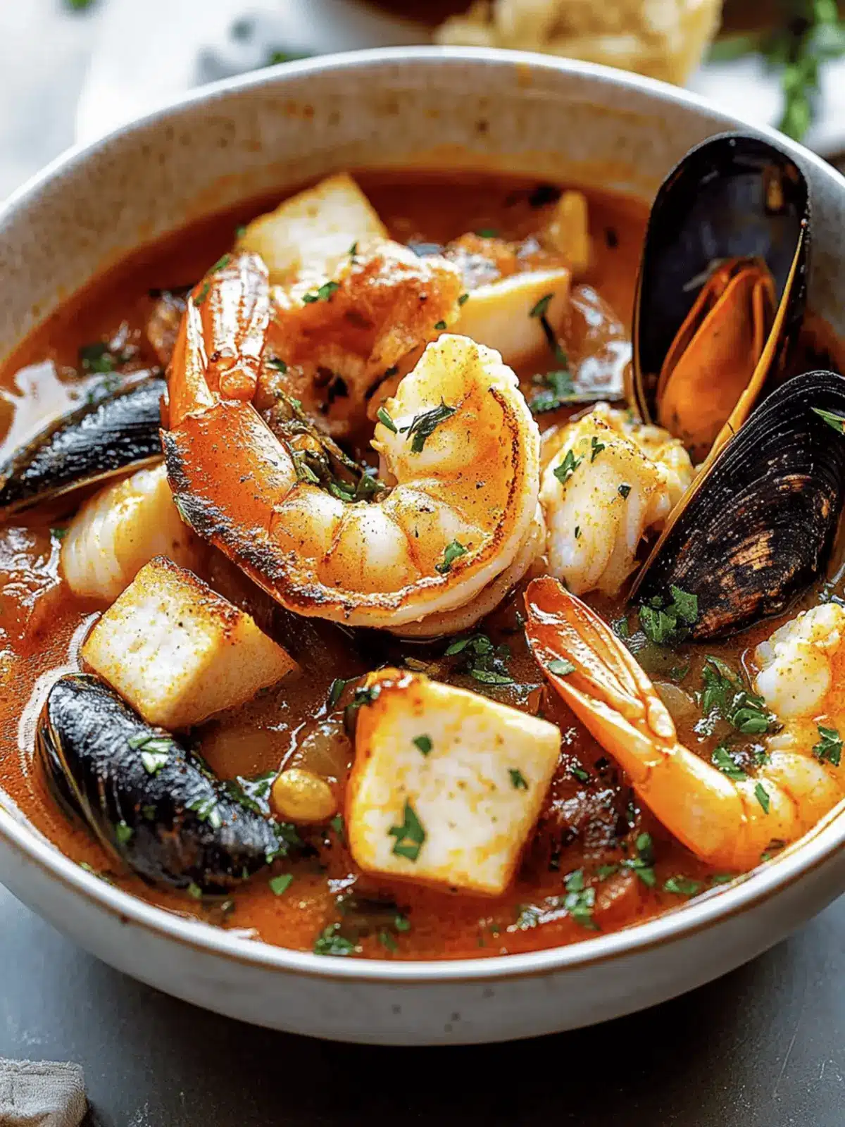 Savory Bouillabaisse: Dive into Flavorful Seafood Stew 4 Bouillabaisse (Seafood Stew)