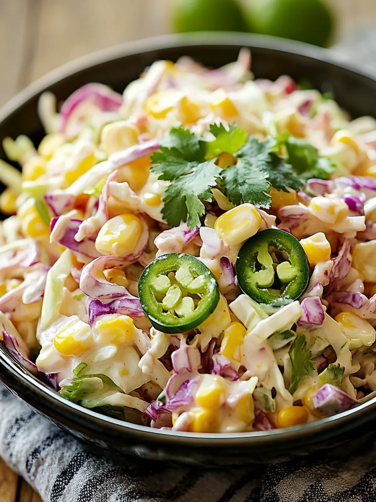 Spice Up Your Table with Zesty Jalapeno Corn Coleslaw 3 Jalapeno Corn Coleslaw