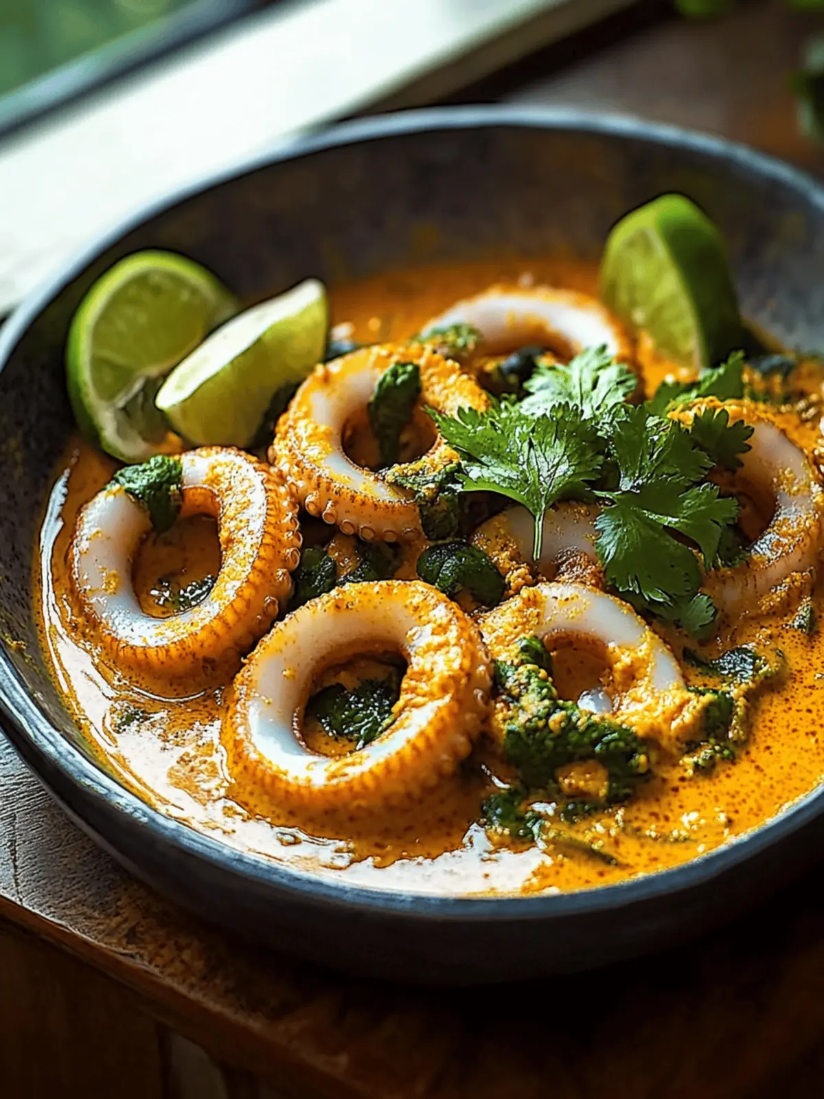 Savory Squid Ring and Coconut Curry for a Tropical Escape 3 Squid Ring and Coconut Curry