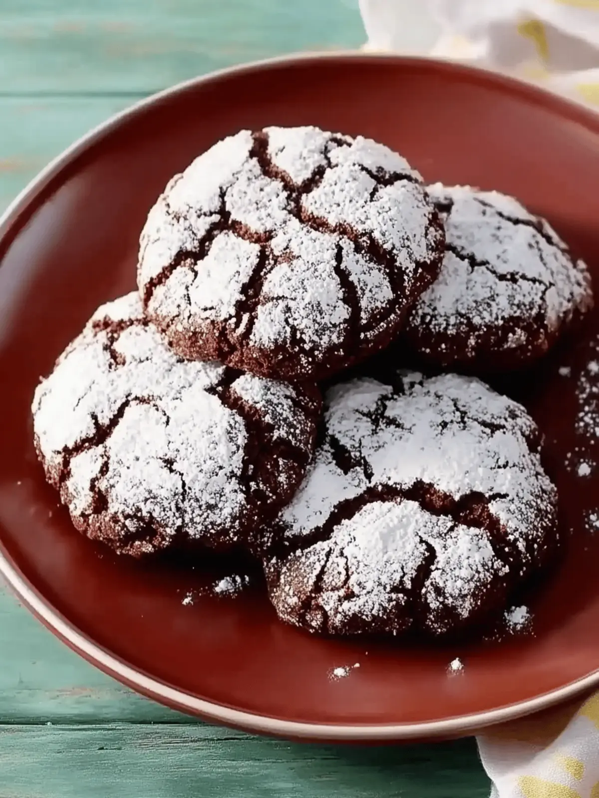 Triple Chocolate Crinkle Cookies: Pure Indulgence in Every Bite 2 Triple Chocolate Crinkle Cookies