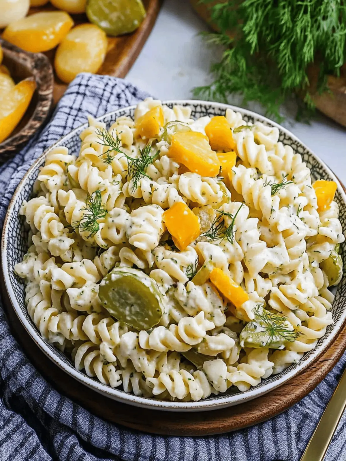 Dill Pickle Pasta Salad: A Creamy Twist on a Classic Favorite 3 Dill Pickle Pasta Salad