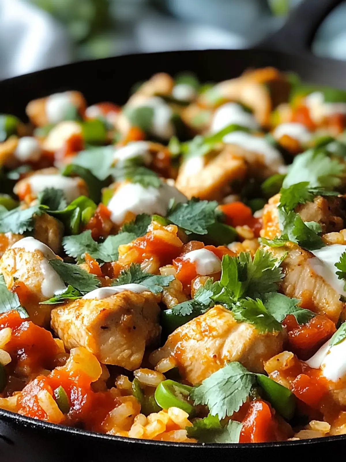 Zesty Salsa Chicken and Cauliflower Rice Skillet Delight 2 Salsa Chicken and Cauliflower Rice Skillet