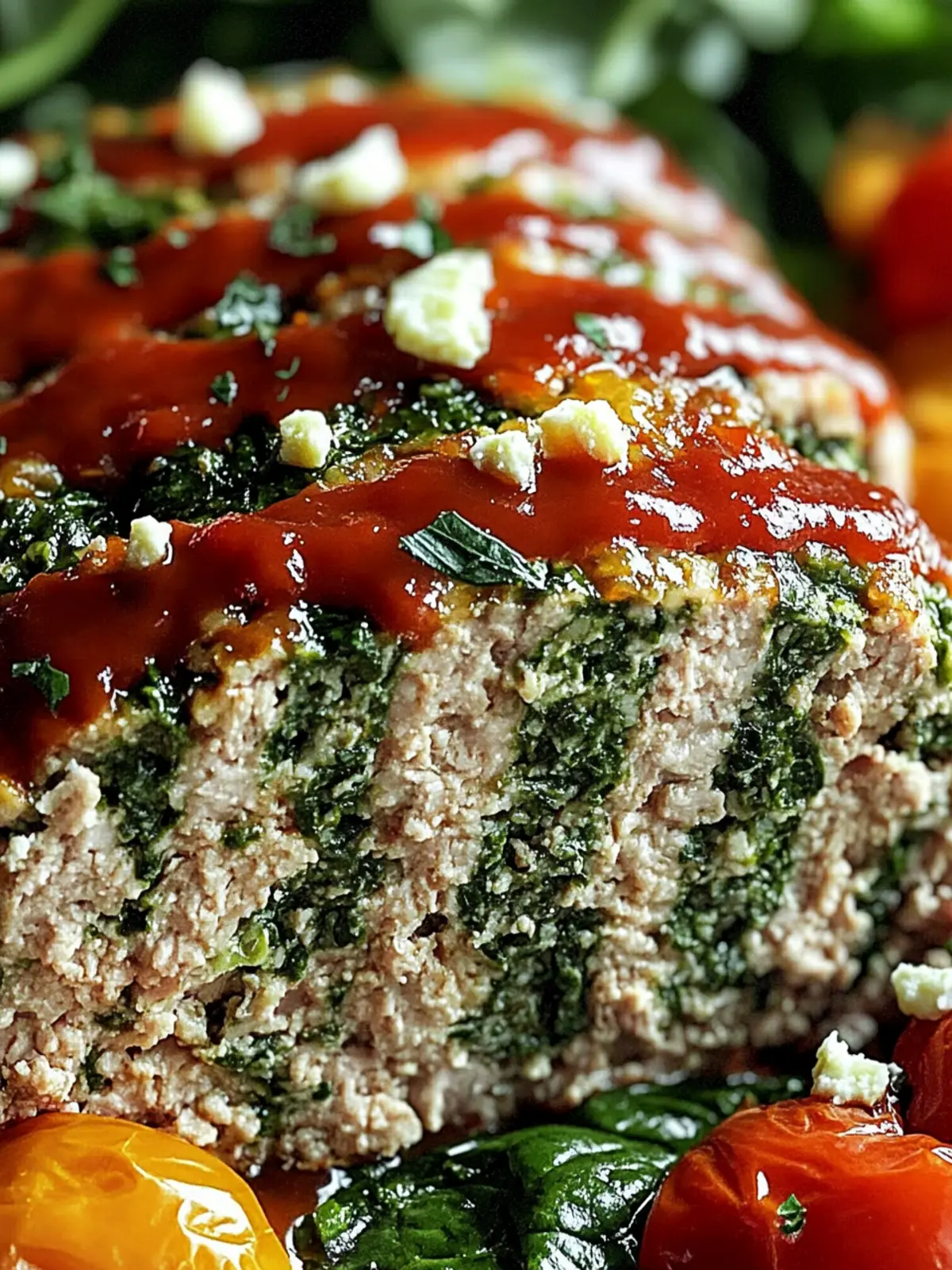 Savory Spinach Feta Turkey Meatloaf You ll Absolutely Love 3 Spinach Feta Turkey Meatloaf