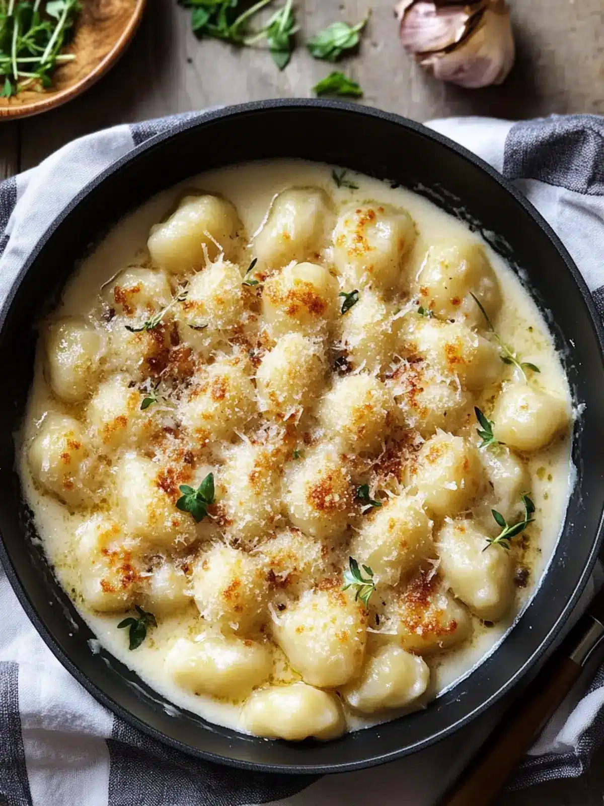 French Onion Gnocchi: Cozy Comfort Food in One Pan 4 French Onion Gnocchi