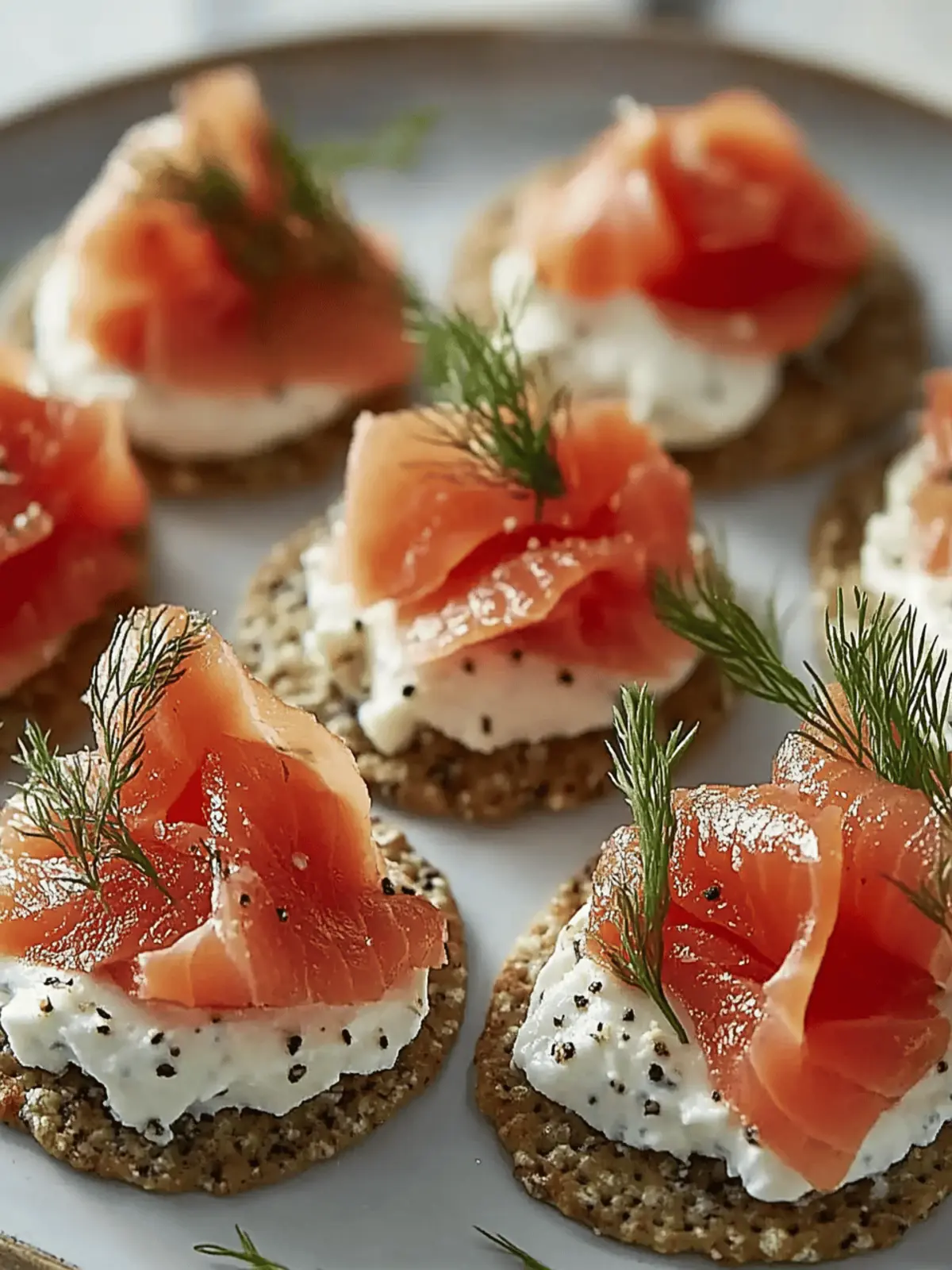 Smoked Salmon Cream Cheese Crackers Perfect for Any Occasion 2 Smoked Salmon Cream Cheese Crackers
