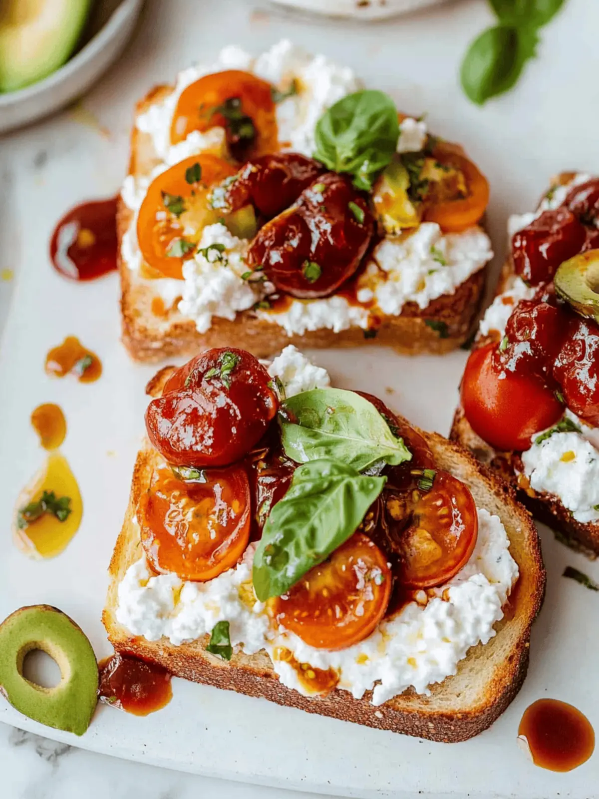 Quick Cottage Cheese Toast with Sweet & Savory Twists 4 Quick Cottage Cheese Toast (Sweet & Savory Options)
