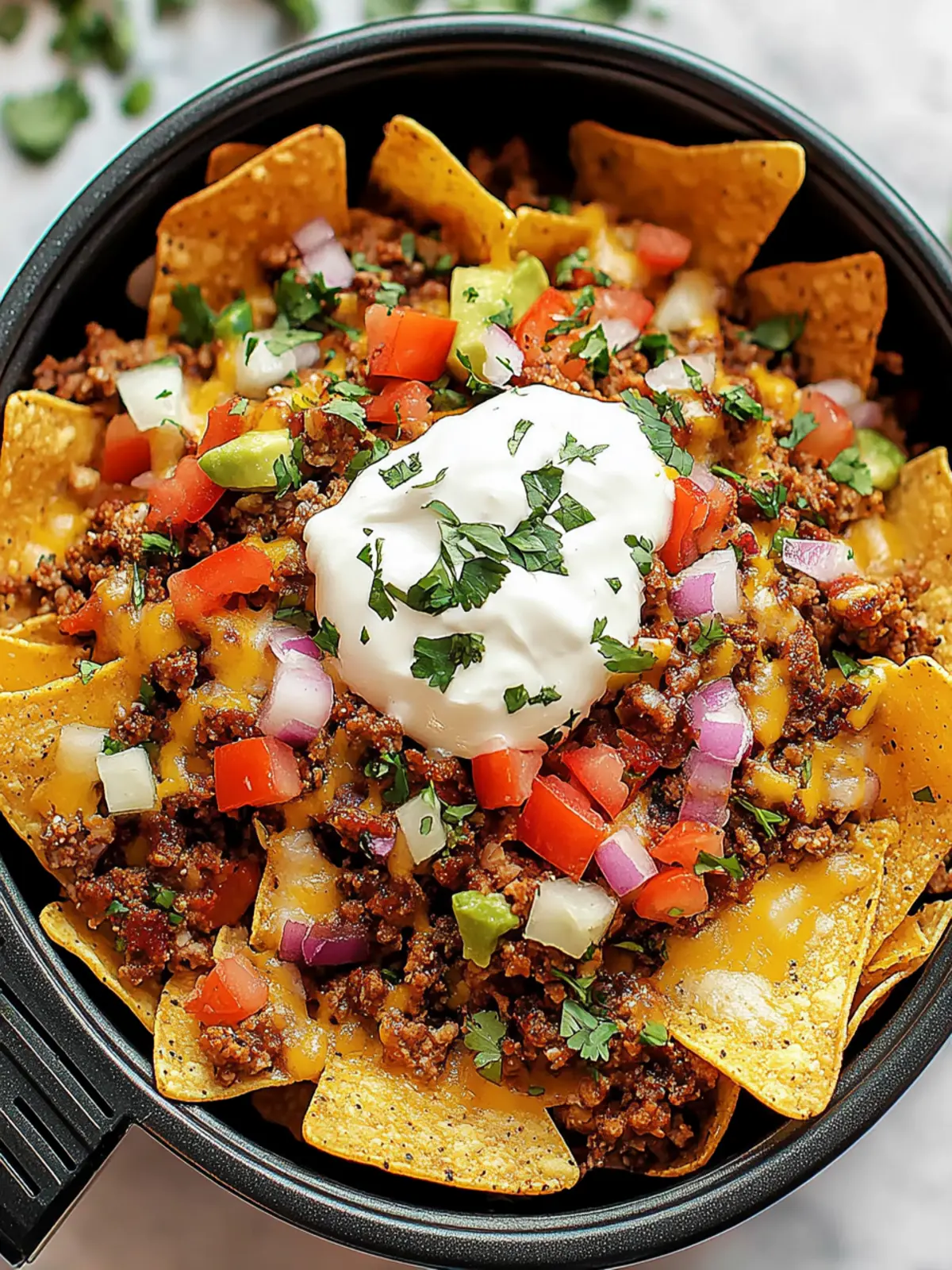 Crispy Air Fryer Nachos Recipe with Tangy Pickled Jalape os 4 Air Fryer Nachos Recipe