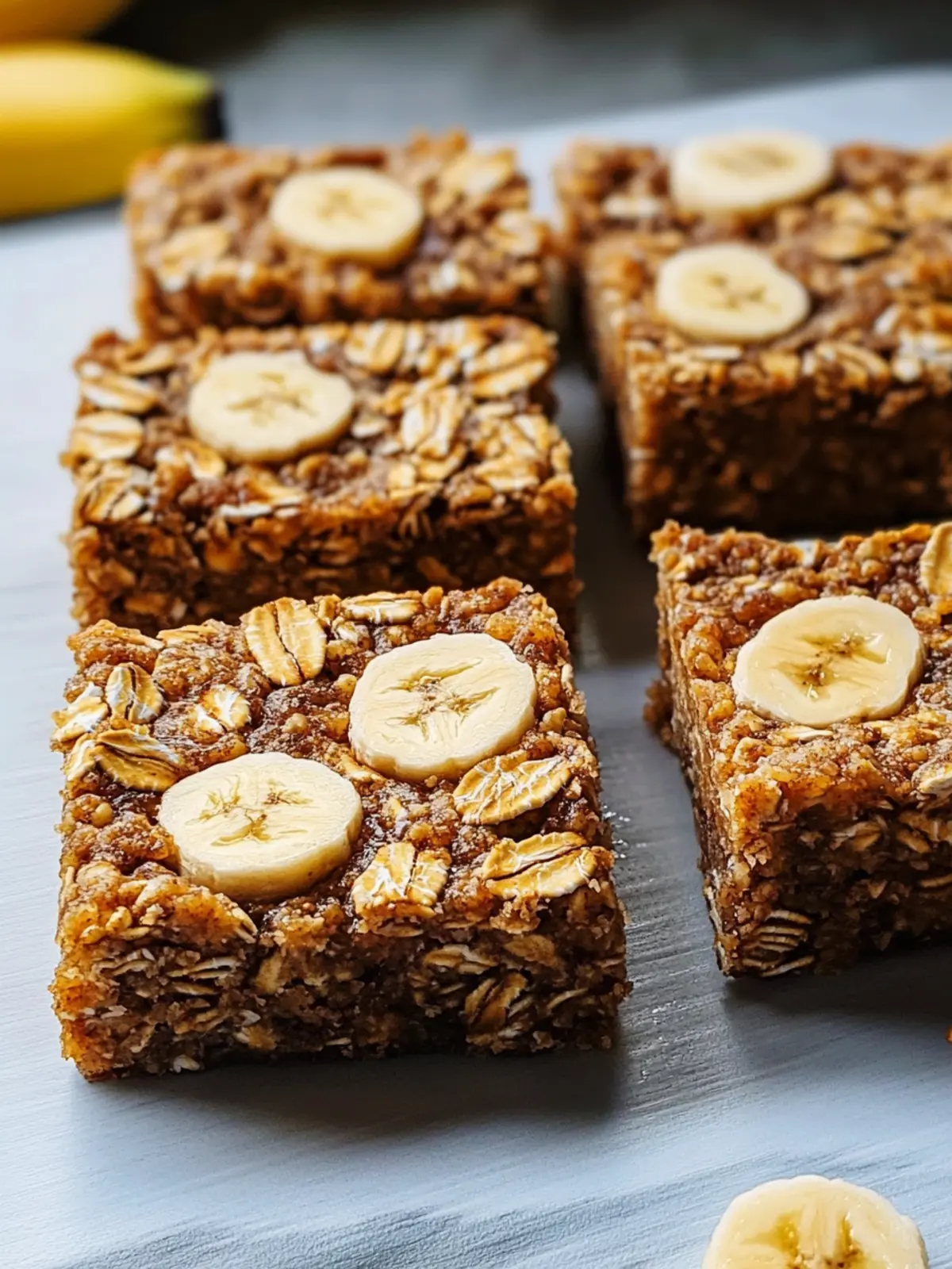 Wholesome Banana Oatmeal Bars for Every Snack Lover 2 Banana Oatmeal Bars