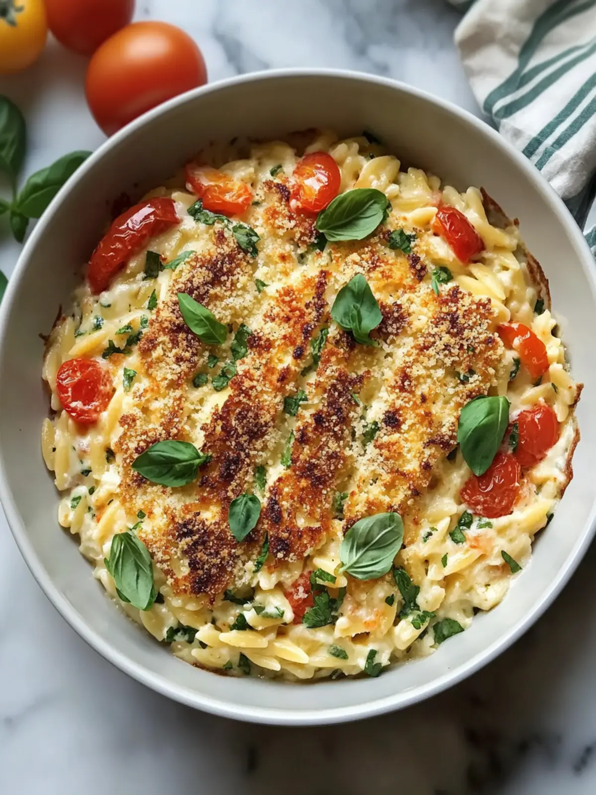 Boursin Orzo Bake: The Ultimate Creamy Comfort Meal 3 Boursin Orzo Bake