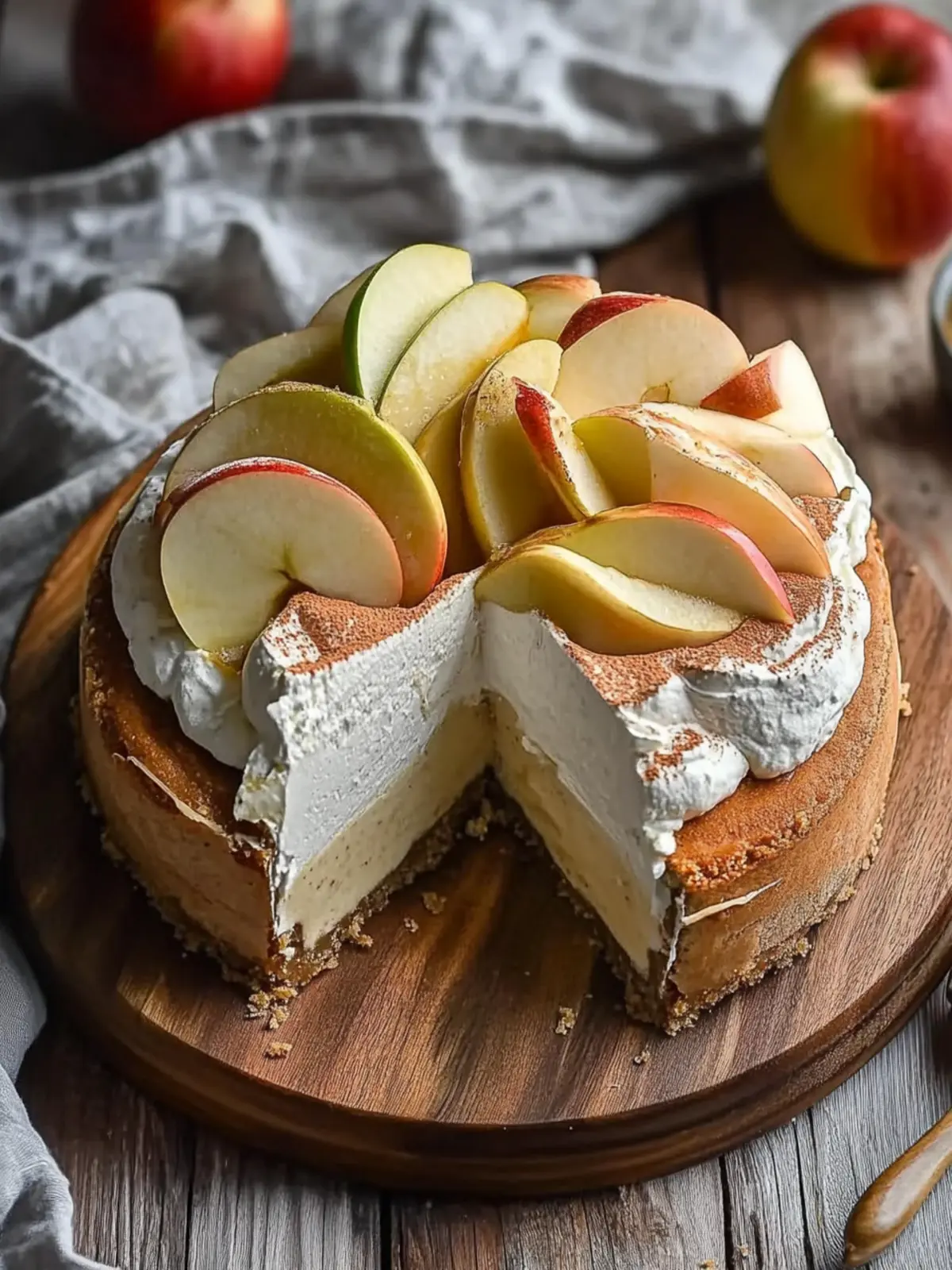 Creamy Apple Cider Cheesecake for Fall s Sweetest Treat 4 Apple Cider Cheesecake