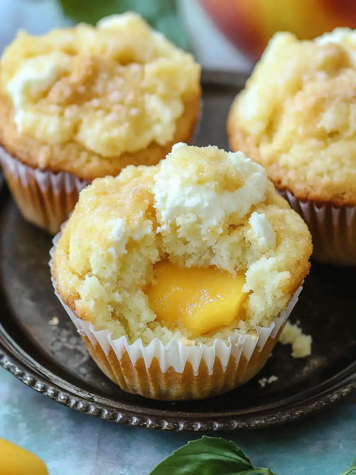 Irresistible Peach Cream Cheese Muffins for Easy Mornings 4 Peach Cream Cheese Muffins