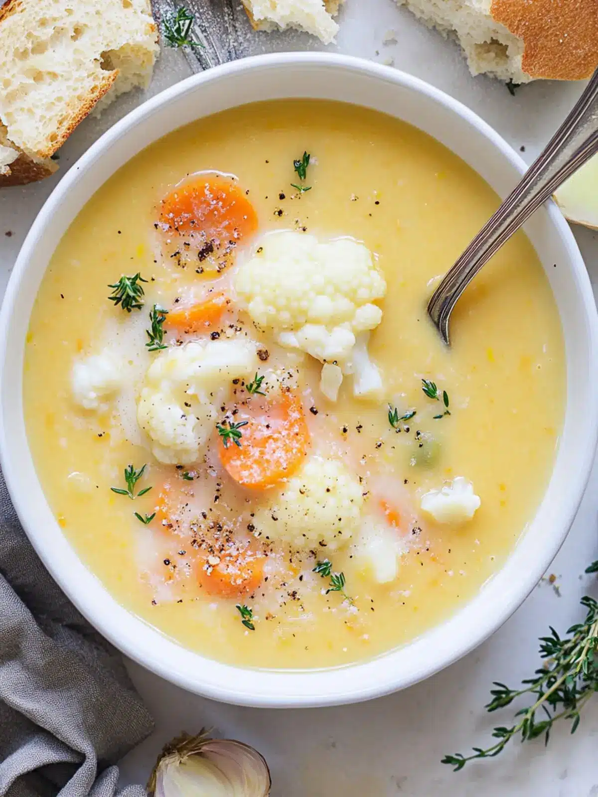 Creamy Cauliflower Carrot Soup for Cozy Comfort Nights 2 Cauliflower Carrot Soup