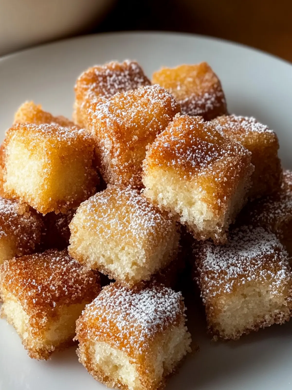 Delicious Light & Crunchy Angel Cake Churro Bites Recipe 2 Light & Crunchy Angel Cake Churro Bites