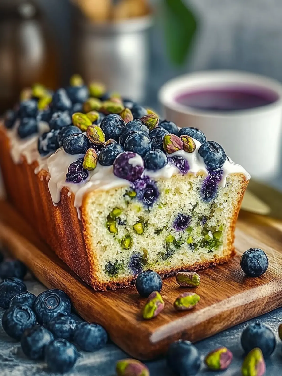 Wild Herb Pistachio Blueberry Bread Recipe for Joyful Mornings 4 Wild Herb Pistachio Blueberry Bread Recipe