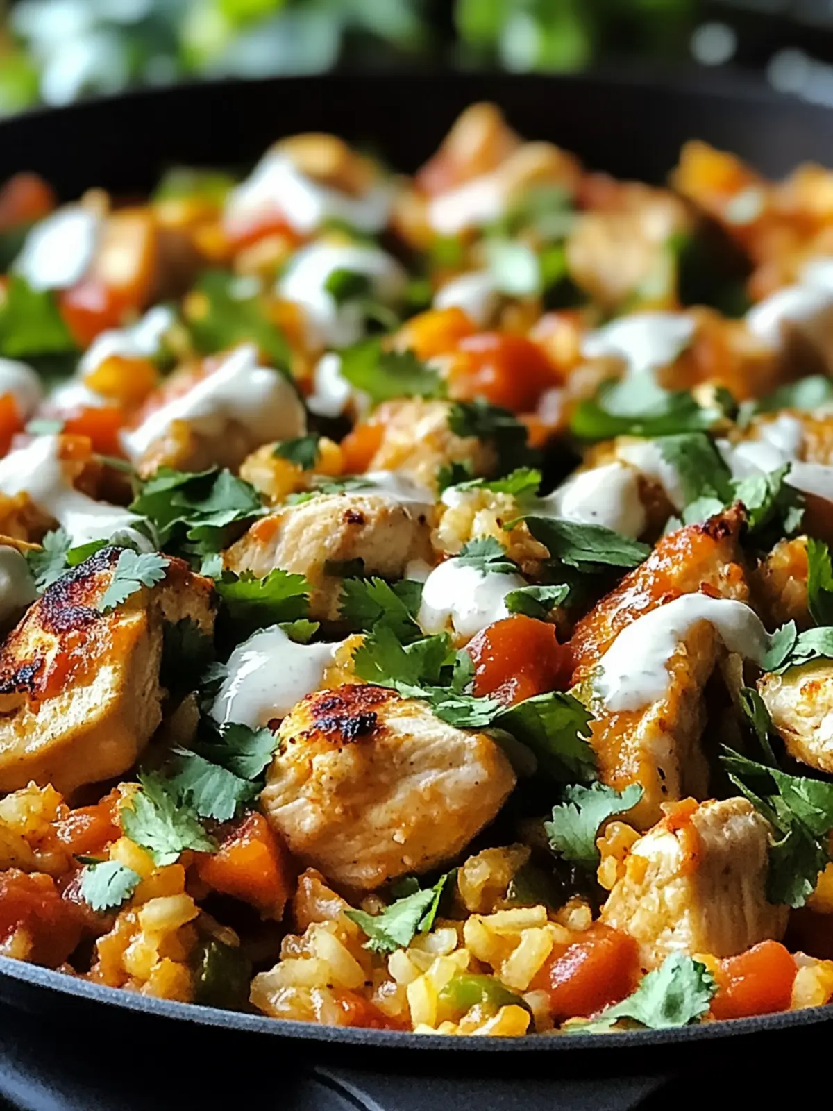 Zesty Salsa Chicken and Cauliflower Rice Skillet Delight 4 Salsa Chicken and Cauliflower Rice Skillet