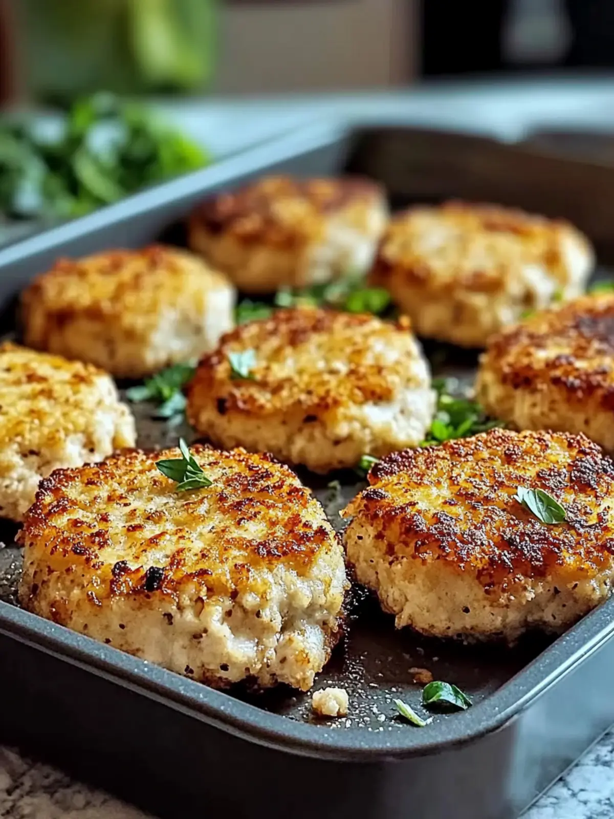 Golden Baked Chicken Rissoles for Guilt-Free Comfort Food 3 Golden Baked Chicken Rissoles