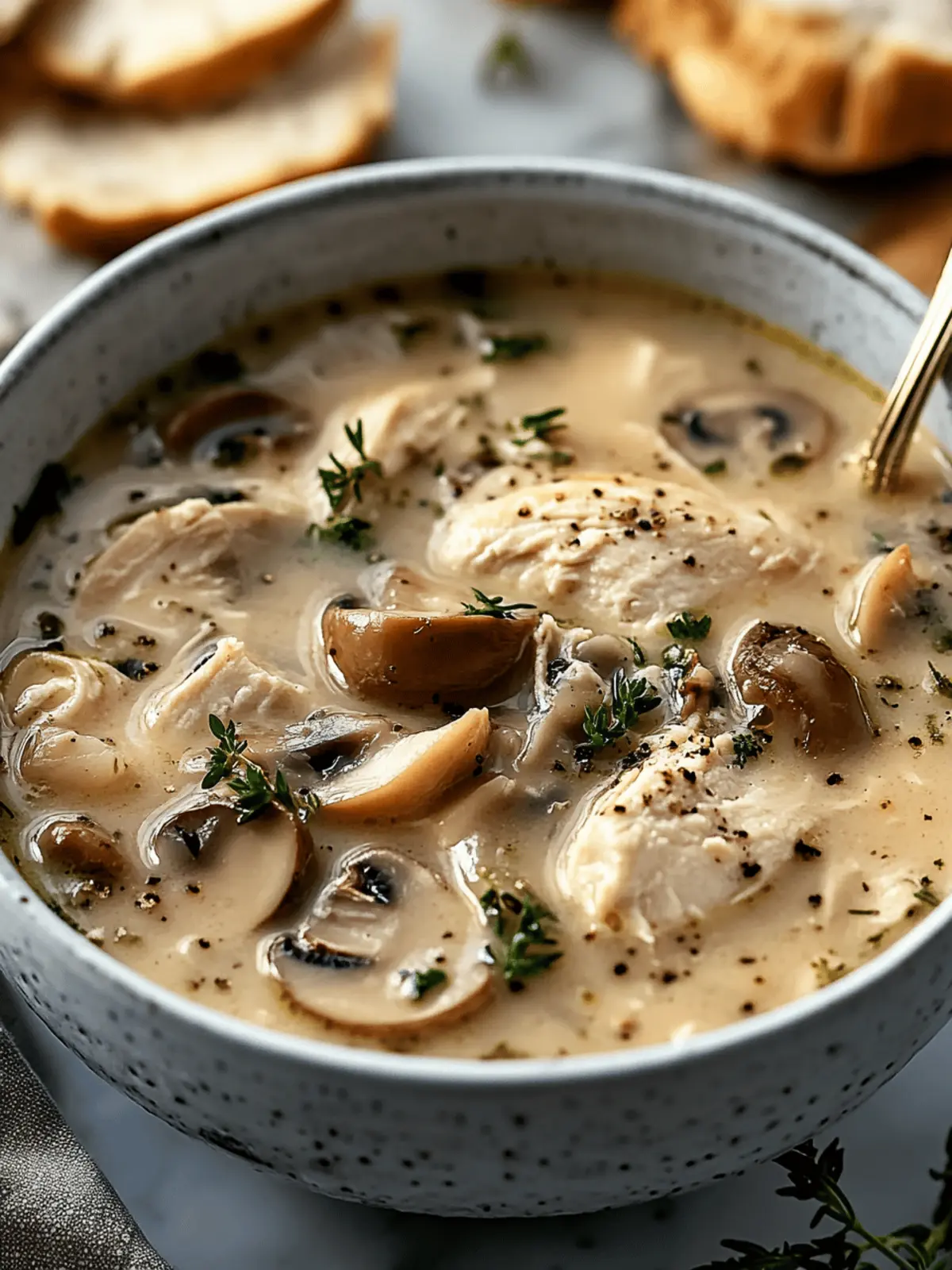 Creamy Rotisserie Chicken Mushroom Soup Recipe for Cozy Nights 3 Rotisserie Chicken Mushroom Soup Recipe