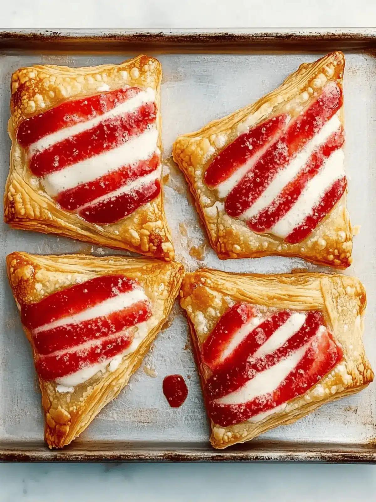 Savory Strawberry Turnovers with Creamy Cheese Bliss Delight 3 Savory Strawberry Turnovers with Creamy Cheese Bliss