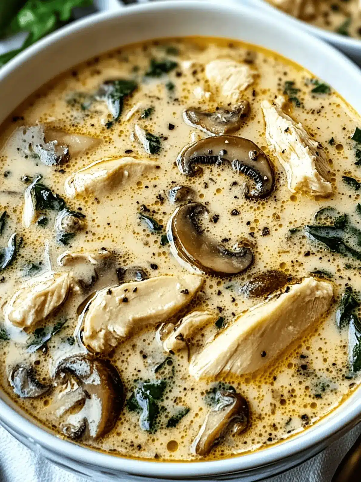 Hearty Rotisserie Chicken Mushroom Soup for Cozy Nights 3 Rotisserie Chicken Mushroom Soup