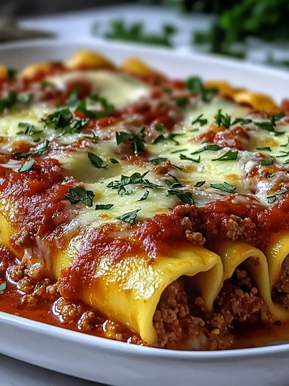 Savory Stuffed Manicotti with Meat Sauce for Cozy Family Nights 4 Stuffed Manicotti with Meat Sauce