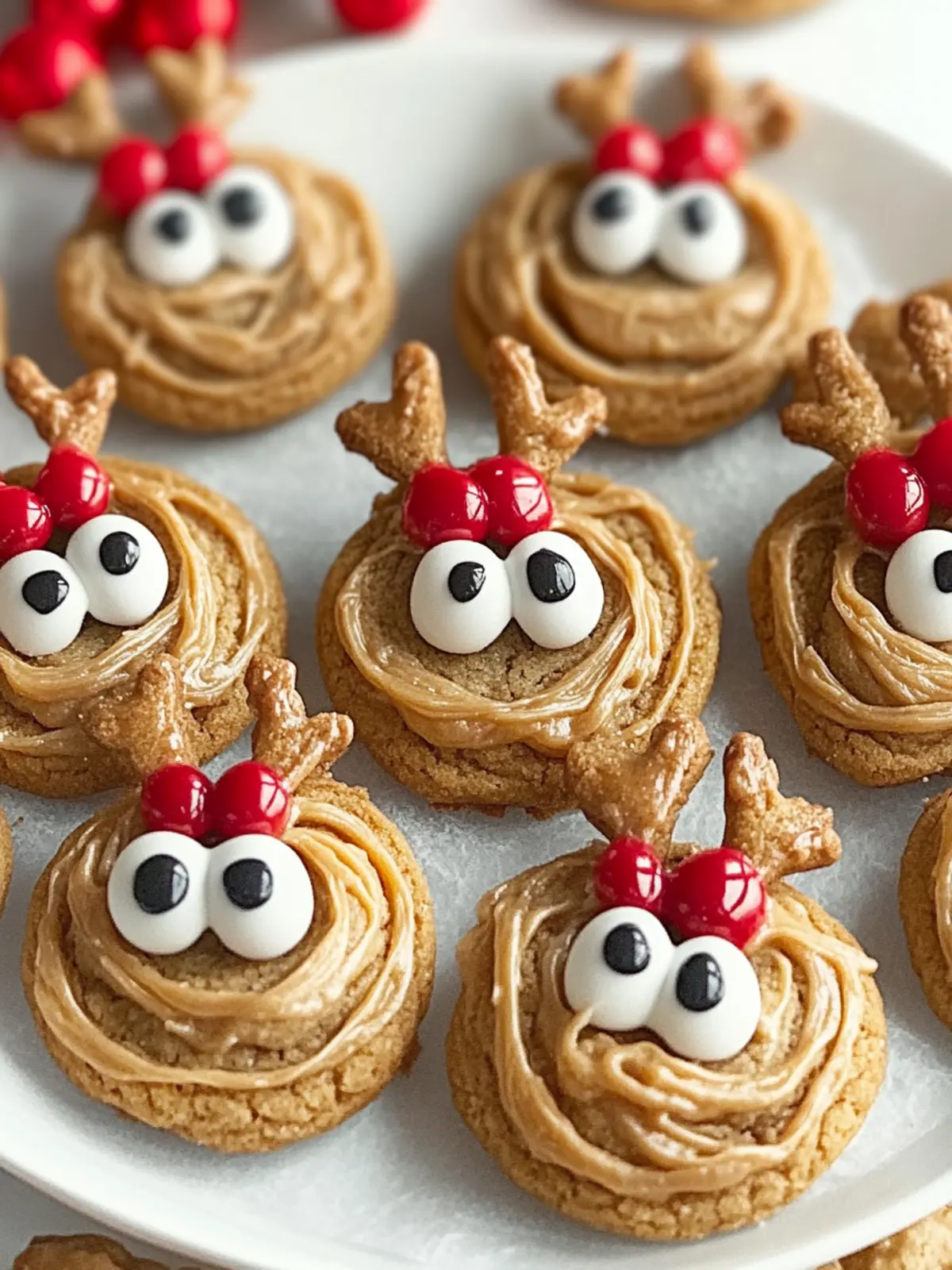 Peanut Butter Reindeer Cookies That Bring Holiday Cheer 2 Peanut Butter Reindeer Cookies