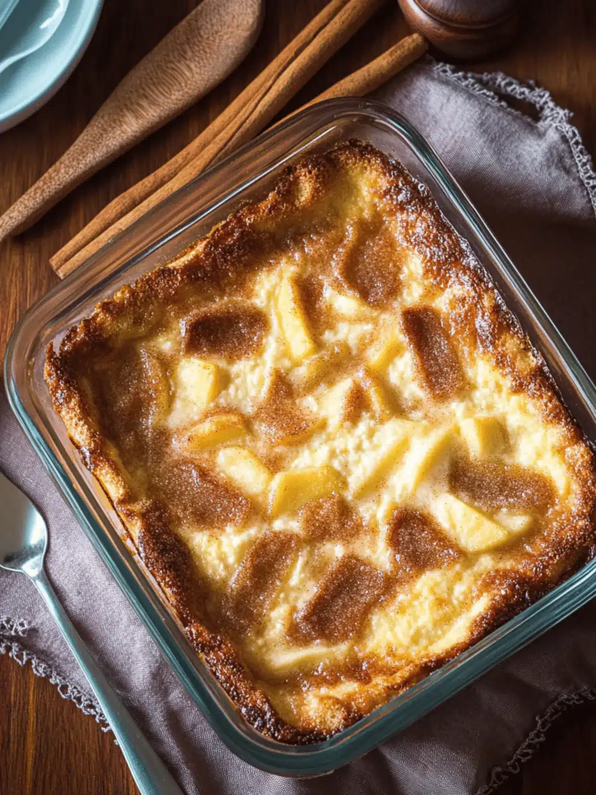 Delicious Apple Cinnamon Cottage Cheese Bake for Cozy Mornings 3 Apple Cinnamon Cottage Cheese Bake