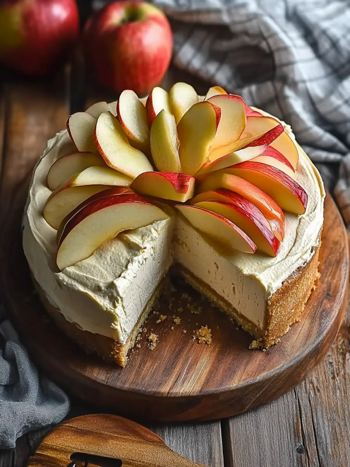 Creamy Apple Cider Cheesecake for Fall s Sweetest Treat 2 Apple Cider Cheesecake