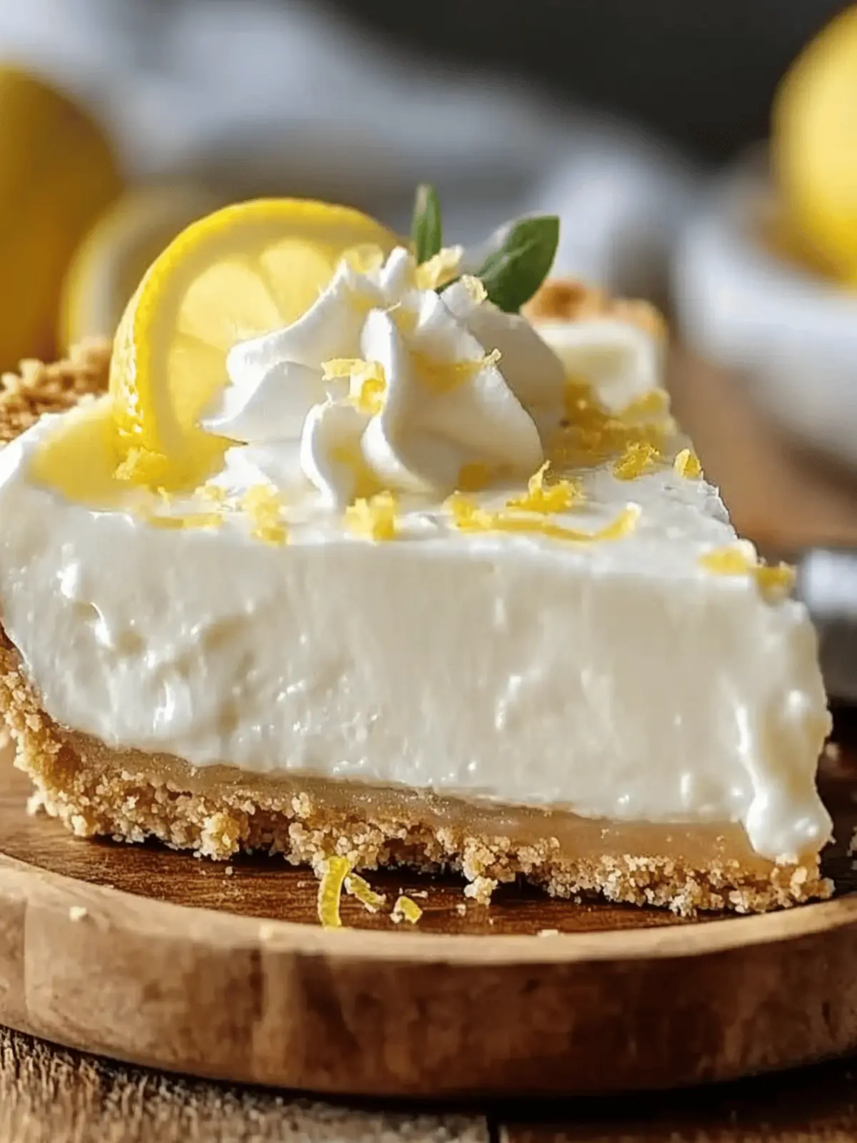 No-Bake Lemon Icebox Pie: A Refreshing Creamy Delight 3 No-Bake Lemon Icebox Pie