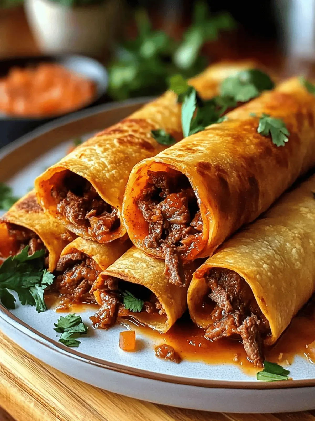 Savor Crispy Beef Taquitos Recipe in Just 35 Minutes 2 Beef Taquitos Recipe
