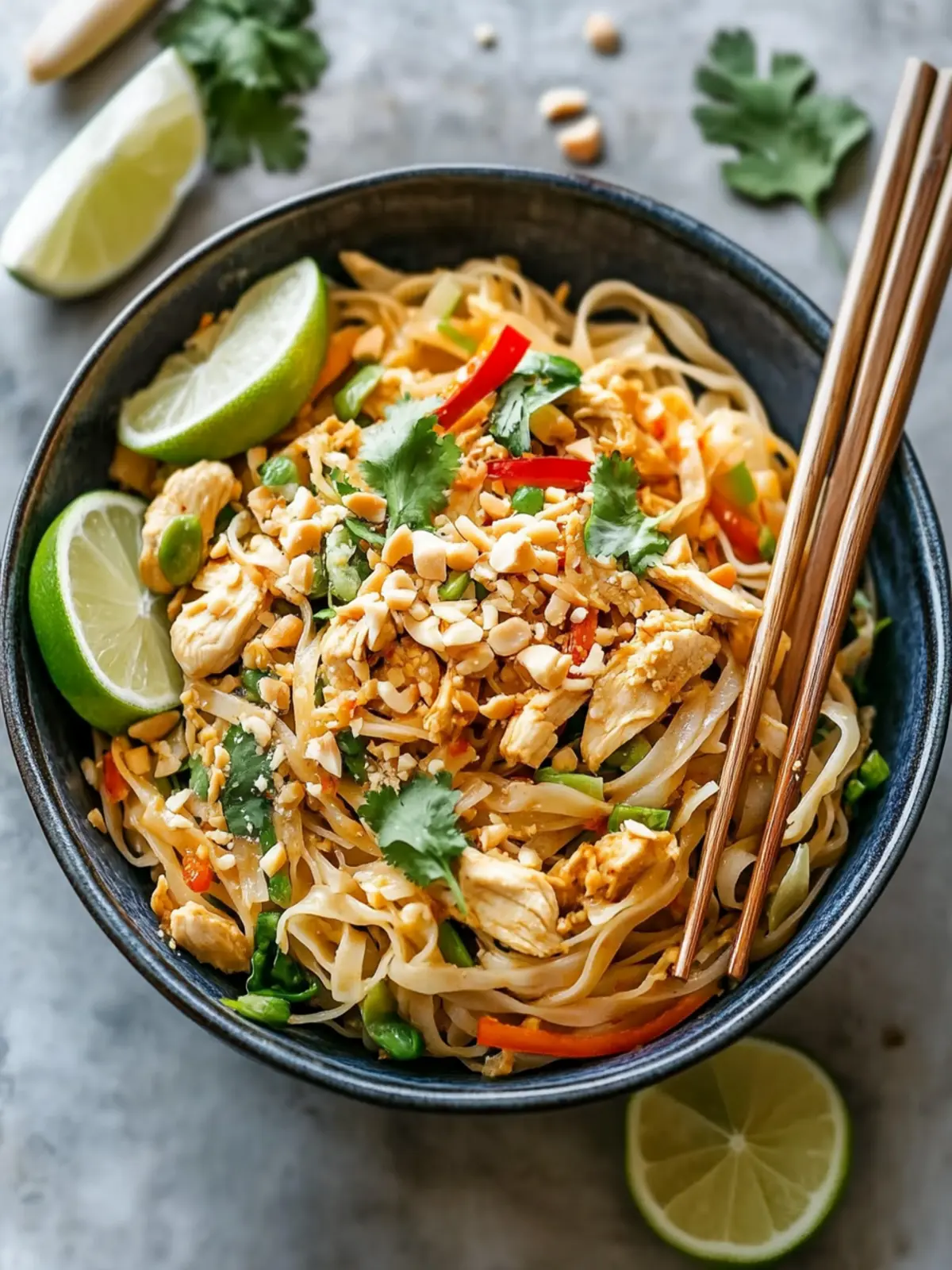 Delicious Chicken Pad Thai Made Easy for Busy Weeknights 3 Chicken Pad Thai