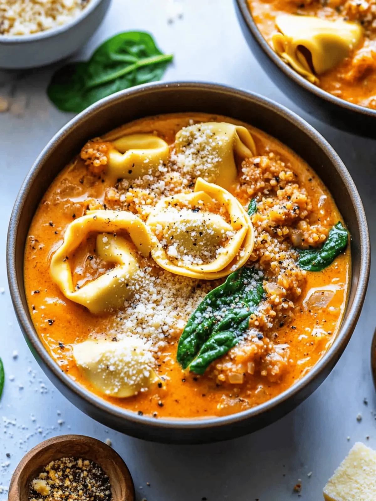 Creamy Spinach Tortellini Soup: Your Quick, Cozy Comfort Fix 2 Creamy Spinach Tortellini Soup