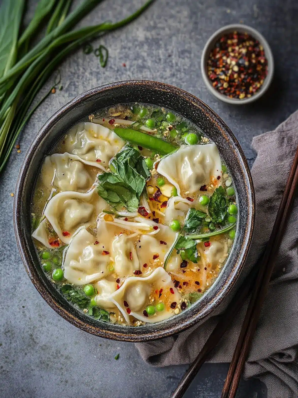 Quick Gyoza Soup Loaded with Veggies for Cozy Nights 2 Gyoza Soup