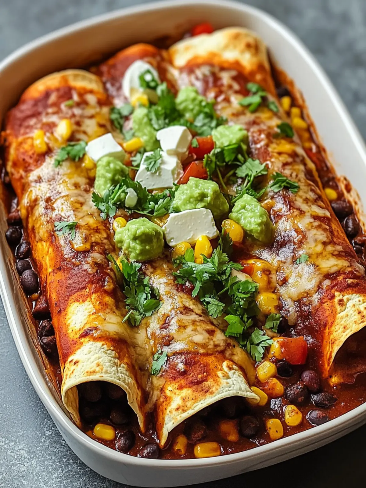 Mouthwatering Vegetarian Black Bean Enchiladas in 30 Minutes 4 Vegetarian Black Bean Enchiladas